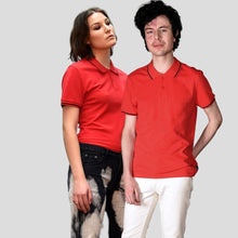 Load image into Gallery viewer, UNISEX POLO PIQUE RED