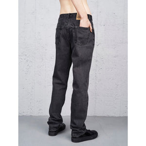 105 UNISEX JEANS WASHED BLACK