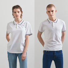 Load image into Gallery viewer, UNISEX POLO PIQUE WHITE