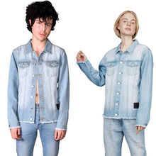 Load image into Gallery viewer, UNISEX DENIM JACKET LIGHT BLUE