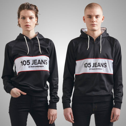UNISEX HOOD 105 PANEL BLACK
