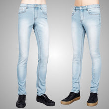 Load image into Gallery viewer, GENDERLESS SLIM WASHED BLUE