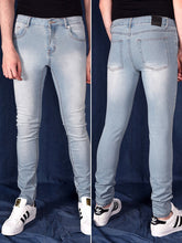 Load image into Gallery viewer, GENDERLESS SLIM WASHED BLUE