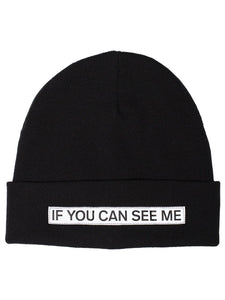 BEANIE BLACK REFLECTIVE