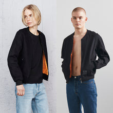 Load image into Gallery viewer, BOMBER JACKET STRETCH BLACK