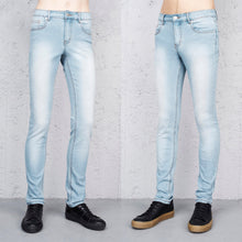 Load image into Gallery viewer, GENDERLESS SLIM WASHED BLUE