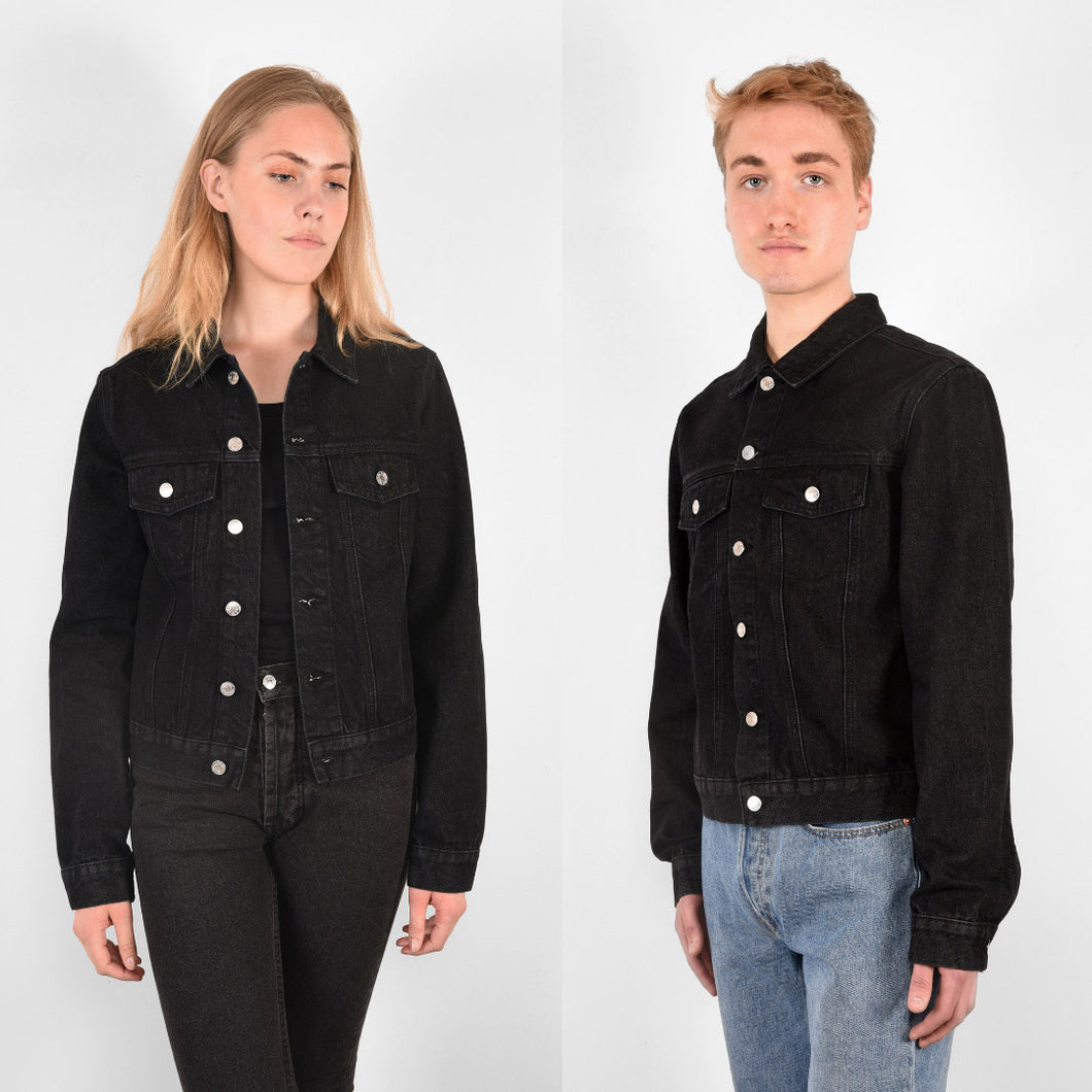 ÖA DENIM JACKET BLACK